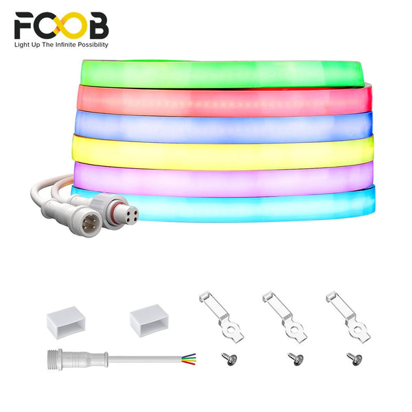 FCOB RGB COB LED Strip IP68 Waterproof DC24V 840LEDs TV BackLight Room Decoration FOB Led Tape Diode Flexible Ribbon