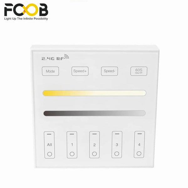 Miboxer LED Panel 2.4G WiFi Remote B4 Touch Controller For DIM/CCT/RGB/RGBW/RGBCCT Smart Dimmer